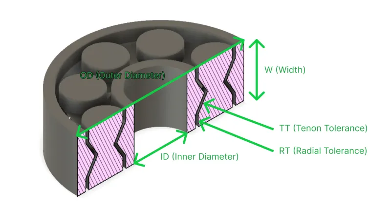图片[3]-终极 608 轴承，带校准套件 V2-STL下载网_3D打印模型网_3D模型库_3D打印模型素材_3D打印机
