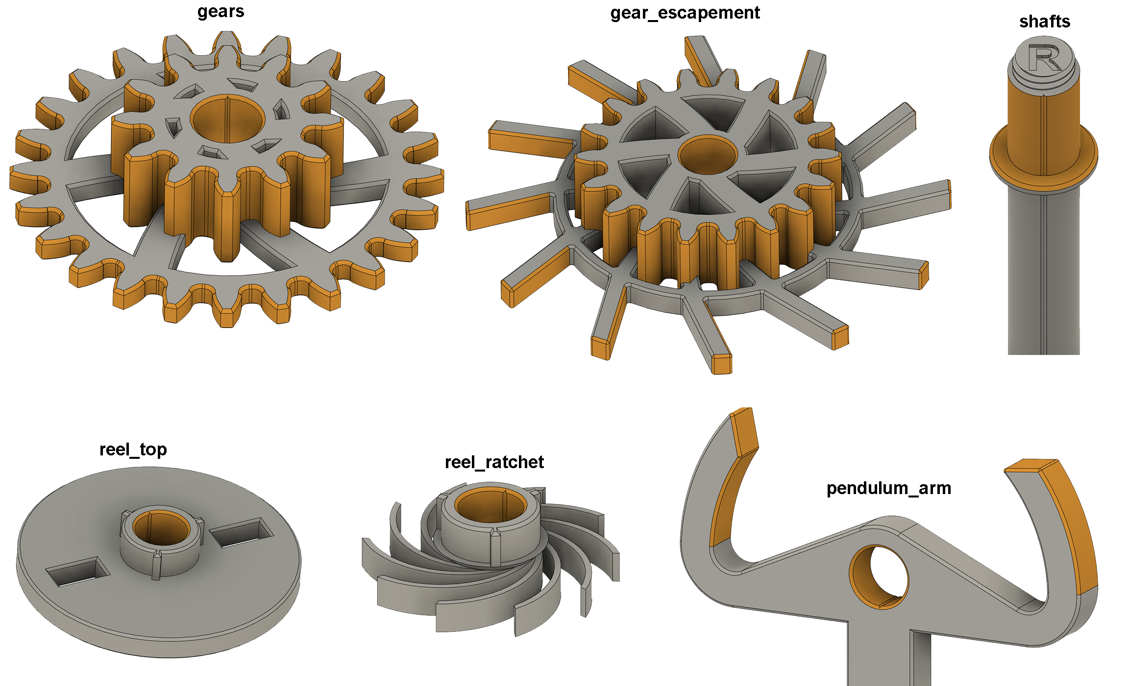 图片[4]-机械挂钟-STL下载网_3D打印模型网_3D模型库_3D打印模型素材_3D打印机